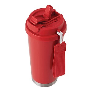 Vacuum insulated drinking bottle 500 ml, red