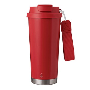 Vacuum insulated drinking bottle 500 ml, red
