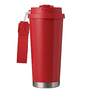 Vacuum insulated drinking bottle 500 ml, red