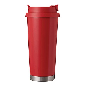 Vacuum insulated drinking bottle 500 ml, red
