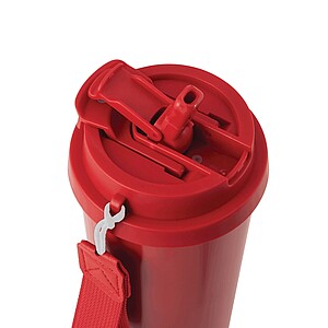 Vacuum insulated drinking bottle 500 ml, red