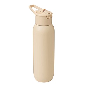 Vacuum insulated drinking bottle 600 ml, beige