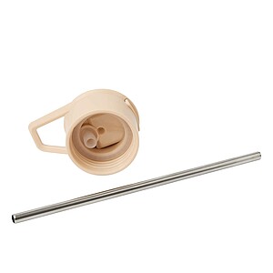 Vacuum insulated drinking bottle 600 ml, beige