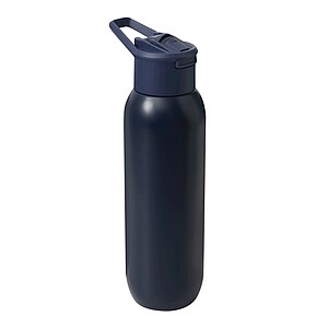 Vacuum insulated drinking bottle 600 ml, navy blue
