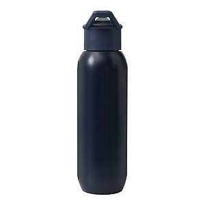 Vacuum insulated drinking bottle 600 ml, navy blue