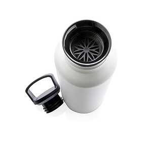 Vacuum insulated leak proof standard mouth bottle, white