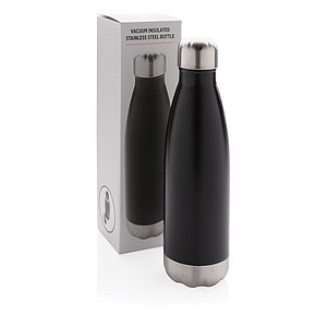 Vacuum insulated stainless steel bottle,black