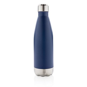 Vacuum insulated stainless steel bottle,blue