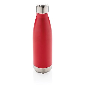 Vacuum insulated stainless steel bottle,red