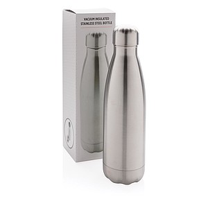 Vacuum insulated stainless steel bottle,silver