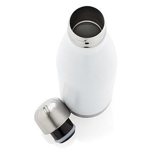 Vacuum insulated stainless steel bottle,white