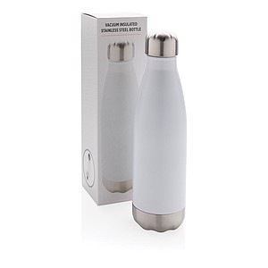Vacuum insulated stainless steel bottle,white