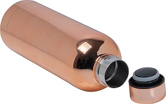 Vacuum stainless steel drinking bottle, 500ml, pink