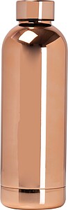 Vacuum stainless steel drinking bottle, 500ml, pink