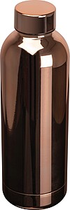 Vacuum stainless steel drinking bottle, 500ml, pink