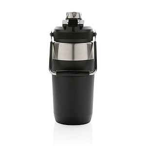 Vacuum stainless steel dual function lid bottle 500ml