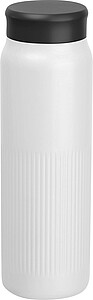 Vacuum stainless steel thermo flask, 700 ml, white