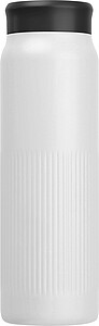 Vacuum stainless steel thermo flask, 700 ml, white