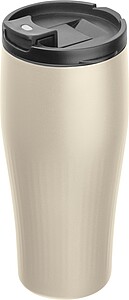 Vacuum stainless steel thermo mug, 500 ml, beige