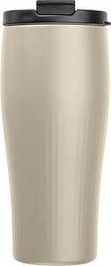 Vacuum stainless steel thermo mug, 500 ml, beige