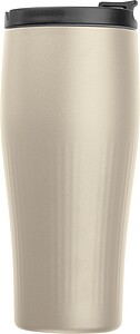 Vacuum stainless steel thermo mug, 500 ml, beige
