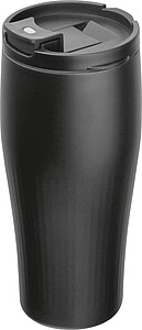 Vacuum stainless steel thermo mug, 500 ml, black