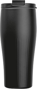 Vacuum stainless steel thermo mug, 500 ml, black