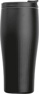 Vacuum stainless steel thermo mug, 500 ml, black