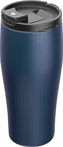 Vacuum stainless steel thermo mug, 500 ml, navy heather