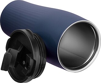 Vacuum stainless steel thermo mug, 500 ml, navy heather