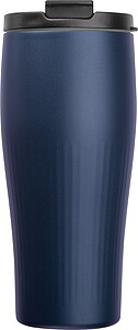 Vacuum stainless steel thermo mug, 500 ml, navy heather