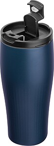 Vacuum stainless steel thermo mug, 500 ml, navy heather