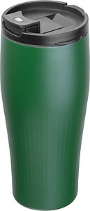 Vacuum stainless steel thermo mug, 500 ml, olive