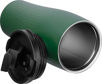 Vacuum stainless steel thermo mug, 500 ml, olive