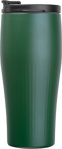 Vacuum stainless steel thermo mug, 500 ml, olive