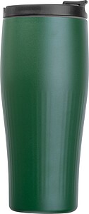 Vacuum stainless steel thermo mug, 500 ml, olive