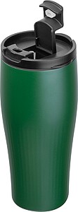 Vacuum stainless steel thermo mug, 500 ml, olive