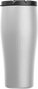 Vacuum stainless steel thermo mug, 500 ml, white