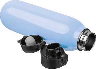 Vacuum thermo flask, 500ml, light blue