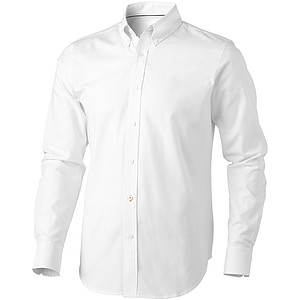 Vaillant long sleeve mens oxford shirt, white, S