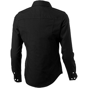 Vaillant long sleeve womens oxford shirt, black, M