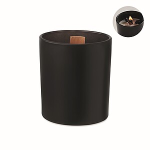 Vanilla fragranced plant based wax candle