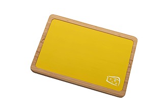 VANILLA SEASON IBARAKI Bamboo cutting board with 3 colored interchangeable plastic pads