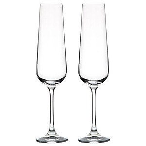VANILLA SEASON PAPUA Gift box with two champagne glasses and space for bottle, 250 ml