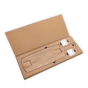 VANILLA SEASON TAKAOKA Practical set of serving board and two ceramic bowls