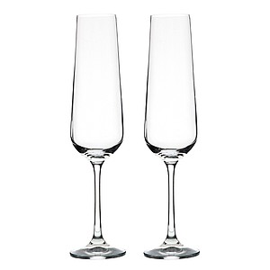 VANILLA SEASON WANGI Set of two champagne glasses, Czech glass, 200 ml