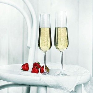VANILLA SEASON WANGI Set of two champagne glasses, Czech glass, 200 ml