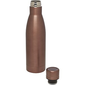 Vasa 500 ml RCS certified recycled stainless steel copper vacuum insulated bottle, bronze