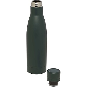 Vasa 500 ml RCS certified recycled stainless steel copper vacuum insulated bottle, green flash