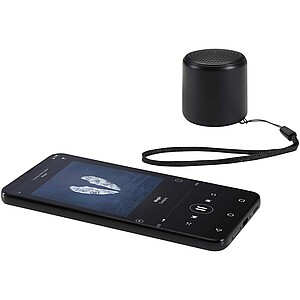 Velkis 3W recycled plastic wireless Bluetooth® speaker, black